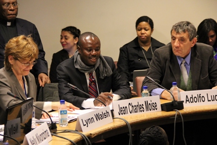 Discours du Sénateur Moïse Jean-Charles À l'ONU le 13 Mars 2014 
