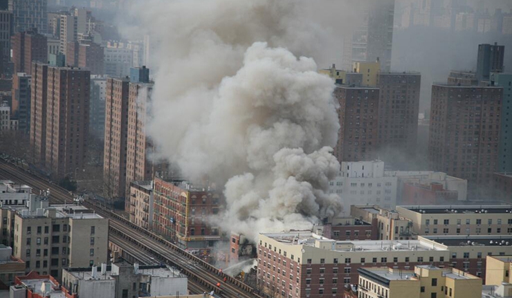 explosion à new york