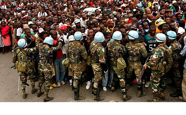 haiti, onu, etats-unis, soldats chiliens,manifestation
